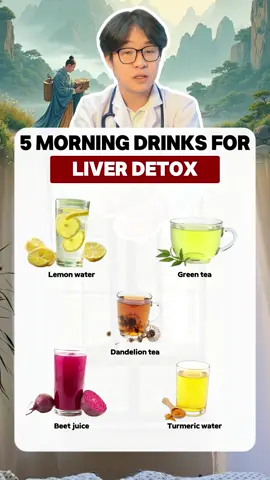 5 Morning Drinks for Liver Detox #healthy #health #liver #liverdisease #liverhealth 