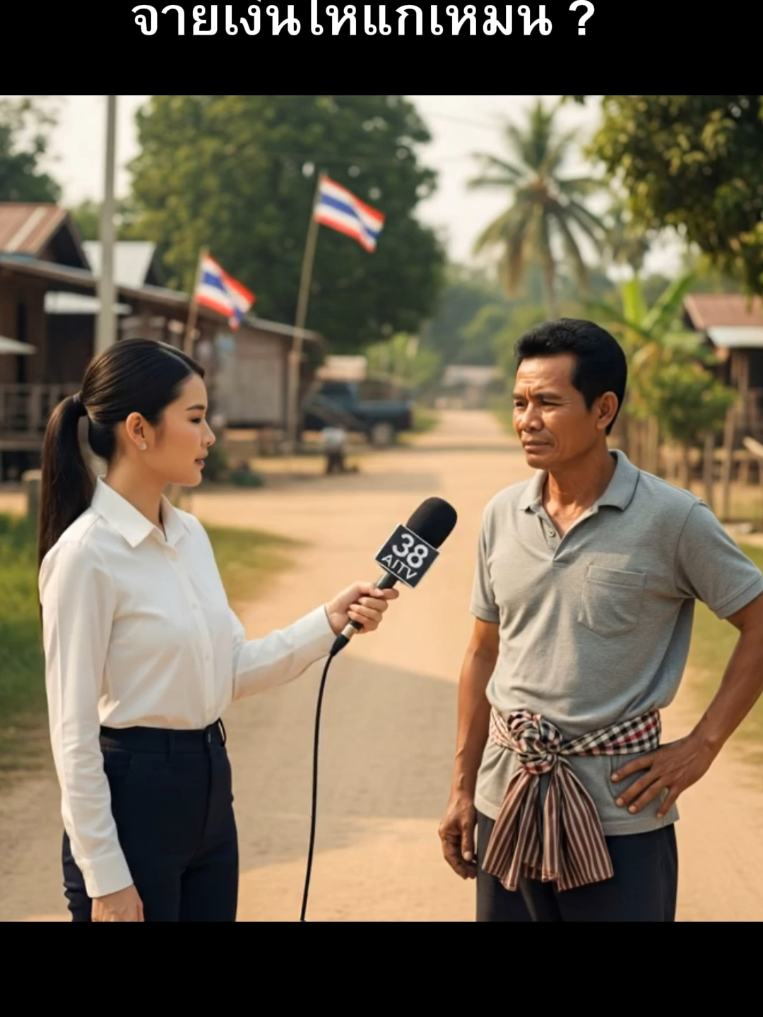 “มันมาอยู่บ้านเรา…แล้วเราต้องจ่ายเงินให้มันทำไม? 😂” #จ่ายเงินให้เหมน #ตลกTikTok #38AITV #ข่าวปลอมตลก #shortsตลก #ตลกบ้านๆ