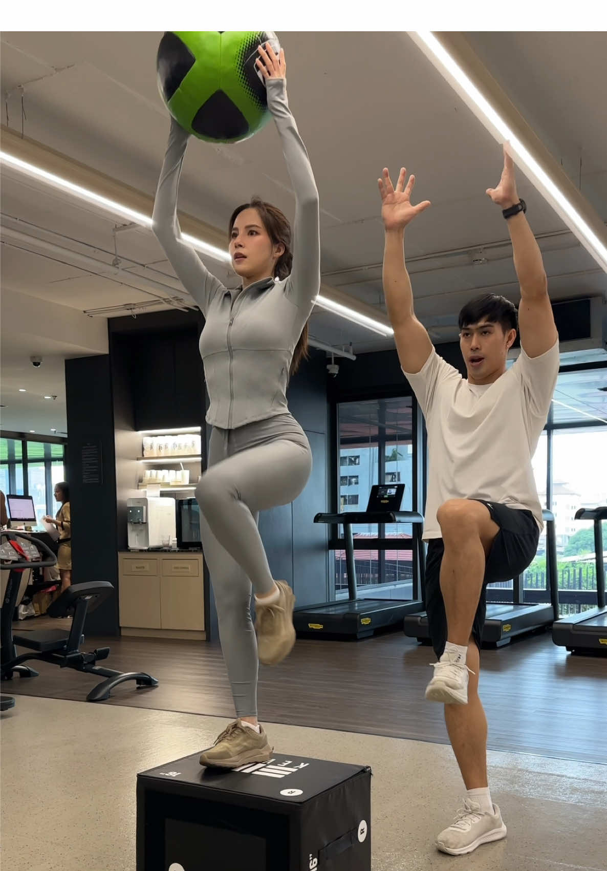 Morning👌🔥 เอนเนอจี้ค่า  #ออกกําลังกาย #GymLife #ฟิตหุ่น #สุขภาพดี 