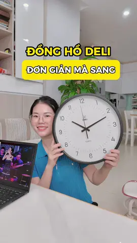 Chiếc đồng hồ đúng gu mình #donghodeli #deli #donghotreotuong #nhacuadoisong #dandanreview 