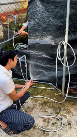 Dây vòi xịt tăng áp rửa xe hoặc vệ sinh tưới cây. Lắp vào ống dẫn nước gia đình #voiruaxe #voitangap #voixittangap #xuhuong #hảogiadung68686 