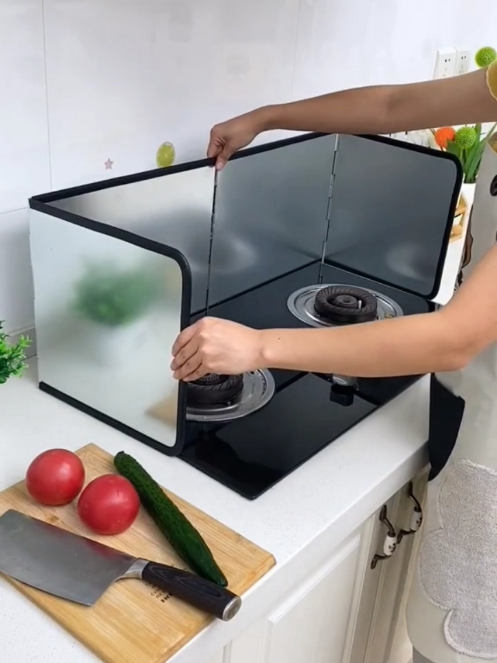 Chẳng lo dầu mỡ bắn lung tung nữa #giadung #dogiadung #giadungnhabep 