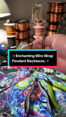 #wirewrapjewelry #copperjewelry #pendantnecklace 