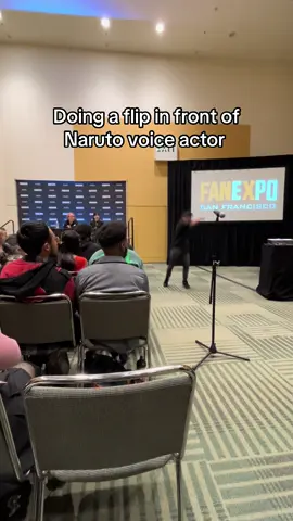 Flipping in front of Naruto #foryou #fyp #foryoupage #naruto #flips 