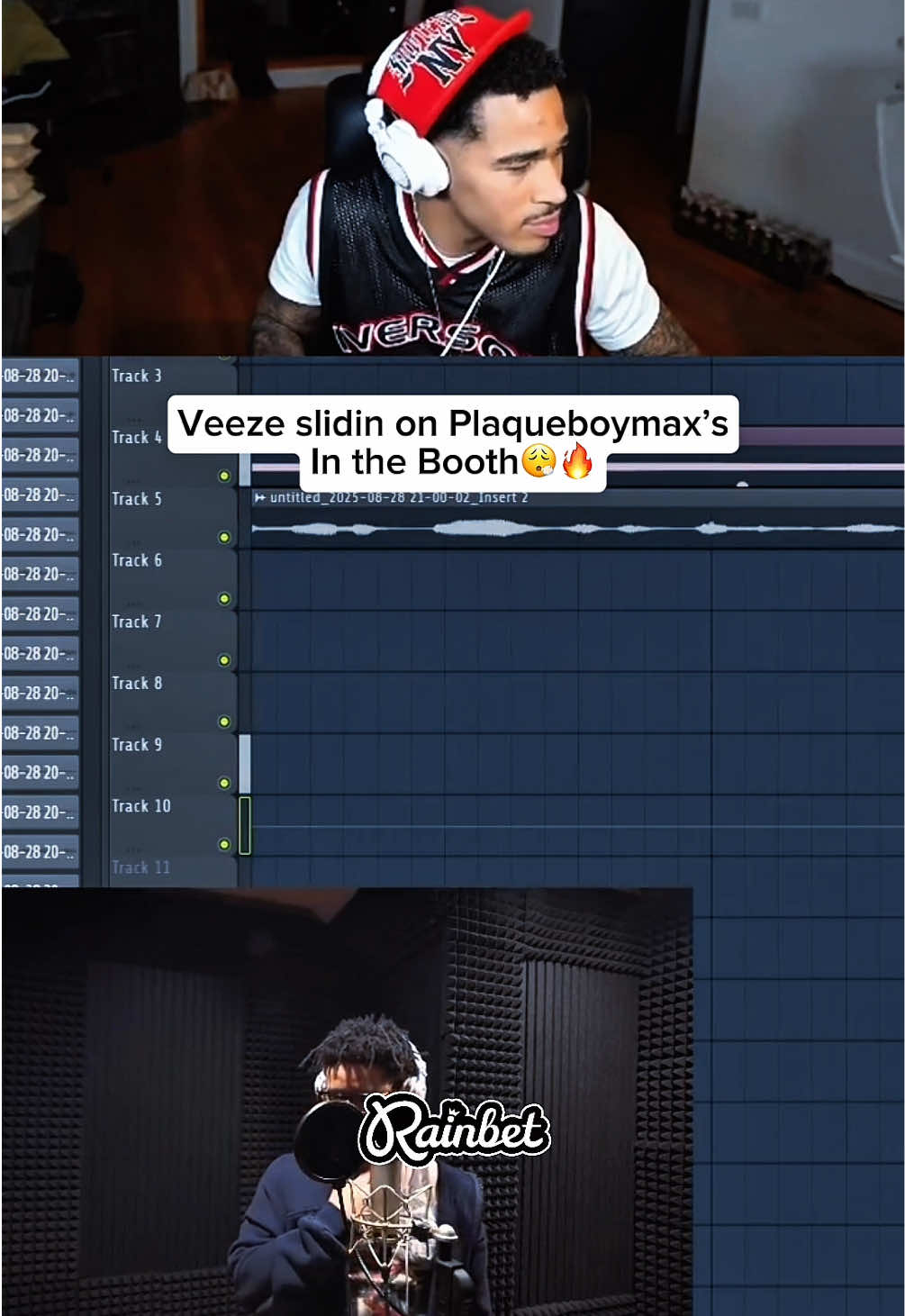 Veeze went in🔥 #foryoupage #rap #plaqueboymax #veeze #viral 