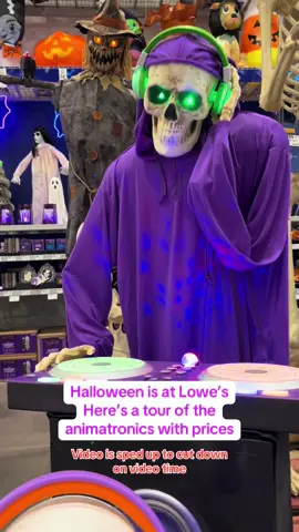 Halloween Tour at Lowe’s  Video is sped up a bit to try and show all the fantastic spooky animatronics. We visited the Norman, Oklahoma location. I’m sure all Lowe’s across America should carry the same merchandise.  #nanashere #halloween #decoration #lowes #oklahoma 