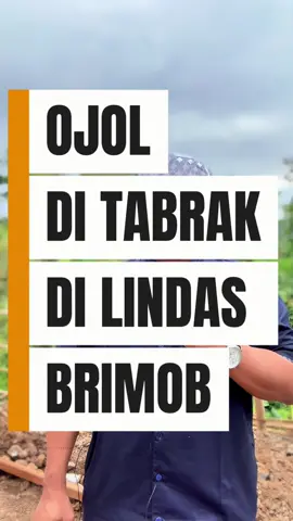 OJOL DI TABRAK BRIMOB #gusnur #dakwah 