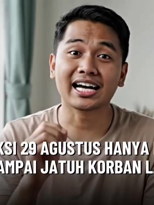 Pemerintah menyampaikan Permintaan Maaf atas insiden lalu, sekaligus mengingatkan bahwa Seruan Aksi 29 Agustus rawan benturan. Aspirasi lebih baik disalurkan damai lewat dialog, bukan aksi yang menimbulkan korban. #fyppppppppppppppppppppppp #foryou