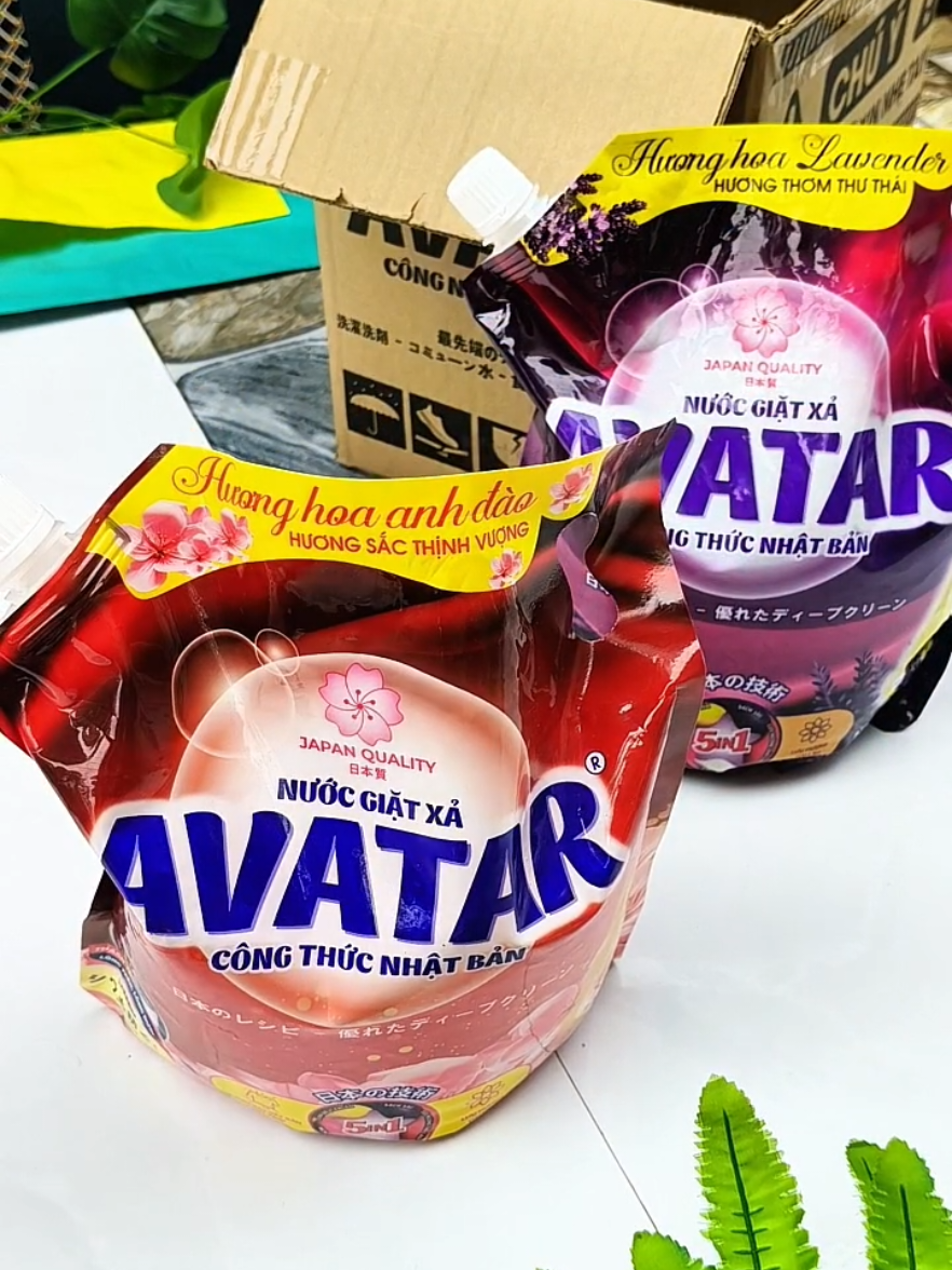 Mua 1 tặng 1 nước giặt xả Avatar #xuhuong #nuocgiat #nuocgiatavatar #bongthithien87 
