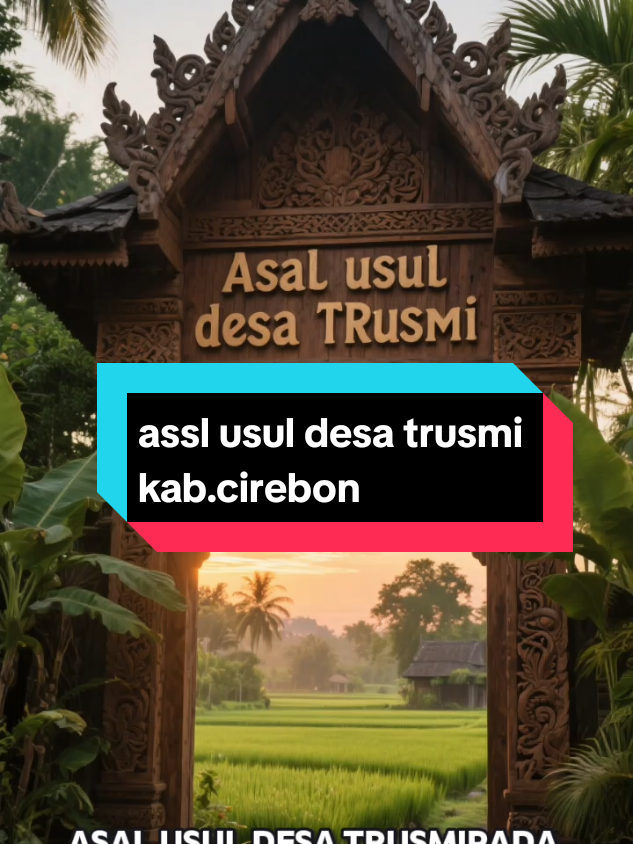 asal usul desa trusmi kab.cirebon