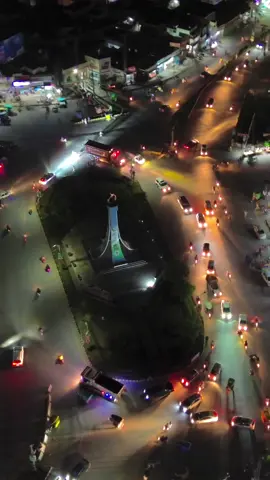 📍Dat Pull, DGKhan #nightview #droneshot 