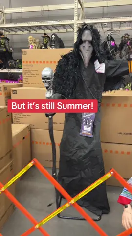 But it’s still Summer!   🧙 💀 #halloween #halloweenlook #halloween2025 #homedepot #homedepotdecor 