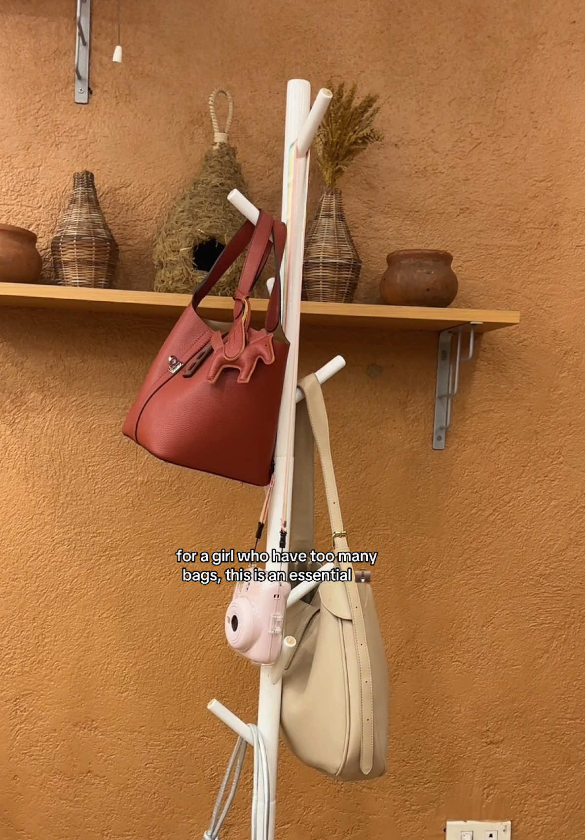 room essential #bagorganizer #rackorganizer #roomdecor #roomessentials #organizer 