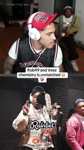 Rob49 and Veez chemistry is unmatched 😳❤️‍🩹#plaqueboymax #rob49 #fyp #viral 
