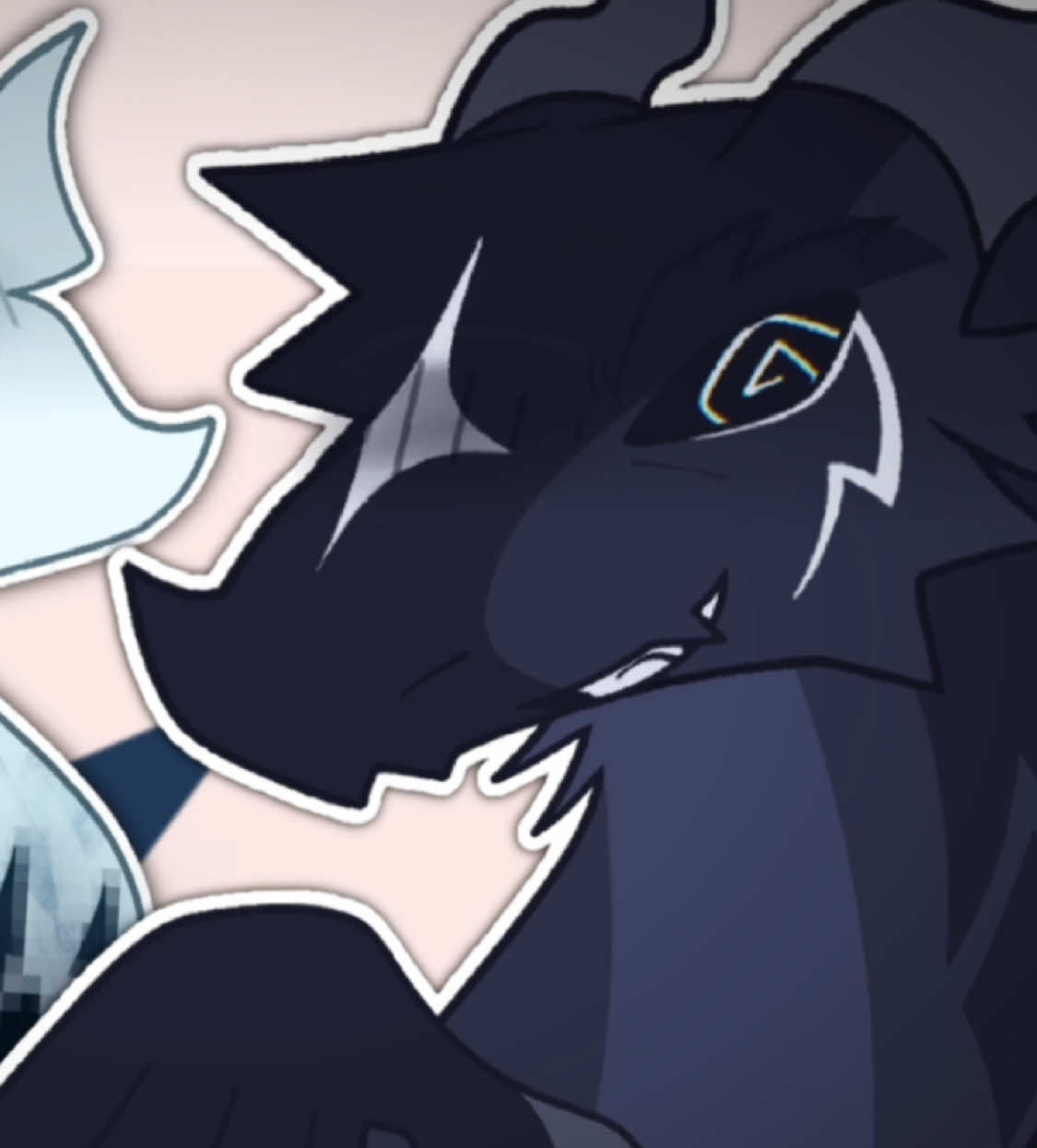 fake bl00dy🤔🤔 ib: @/kindaparadox | most regular father and son bonding time | #wingsoffire #wof #darkstalkerwof #arcticwof #fyp 