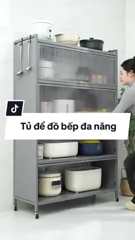 Tủ Đựng Đồ Nhà Bếp Bằng Thép Cacbon Thông Minh, Hiện Đại. Có Bánh Xe Di Chuyển Nhẹ Nhàng & Tiện Lợi:!:!:!:!! #giadungtienich #giadungnoithat  #tudedonhabep #tudedodanang #tubepthongminh  