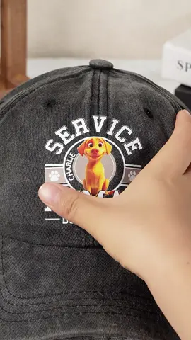 When the dog’s in charge, but you still look this good obeying. 🧢🐾 #ServiceHuman #DogBoss #CustomCap #recuPXCQ46kSrY