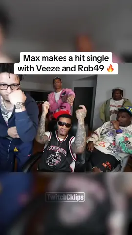 Max makes a hit single with Veeze and Rob49 🔥 #fyp #viral #plaqueboymax #veeze #rob49 
