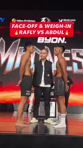 FACE-OFF & WEIGH-IN ANTARA RAFLY SHAKUR VS ABDUL MUIS‼️🔥 WEIGH-IN & PRESSCON BYON MADNESS 2 LIVE DI YOUTUBE CELLOSZXZ!!! #byoncombat #byonsports #byonmadness 