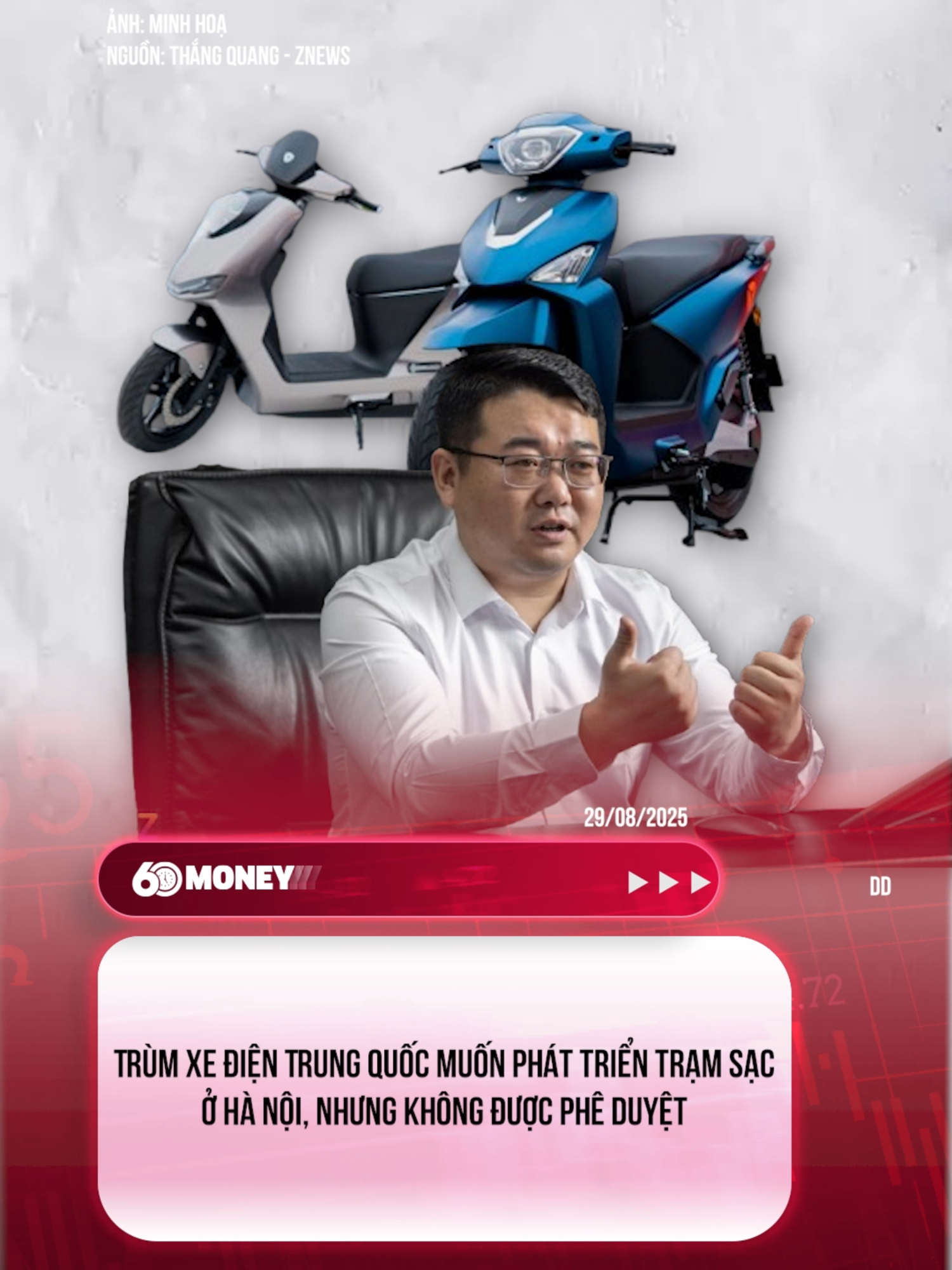 Trùm xe điện Trung Quốc muốn phát triển trạm sạc ở Hà Nội, nhưng không được phê duyệt  #60giaytaichinhtieudung #taichinhtieudung #60giay #yadea #xedien #vinfast