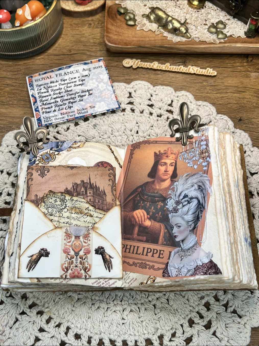 Royal France Theme | Creative Journaling using my new supplies from @CoraCreaCrafts   #royalfrance #coracreacrafts #Byinvitationonly #creativejournaling #asmrtiktoks  𝒜𝒟 / 𝒜𝒻𝒻𝒾𝓁𝒾𝒶𝓉𝑒 