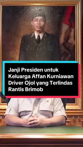 Janji Presiden untuk Keluarga Affan Kurniawan Driver Ojol yang Terlindas Rantis Brimob #brimob #polisi #ojol #demo