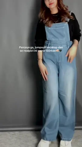 Brand murah tp ga murahan, si paling ga pernah ngecewain klo soal bahan🫵🏻😭 @VIERLIN JEANS #vierlinjeans #jumpsuit #fypシ゚ #outfitideas #foryou 