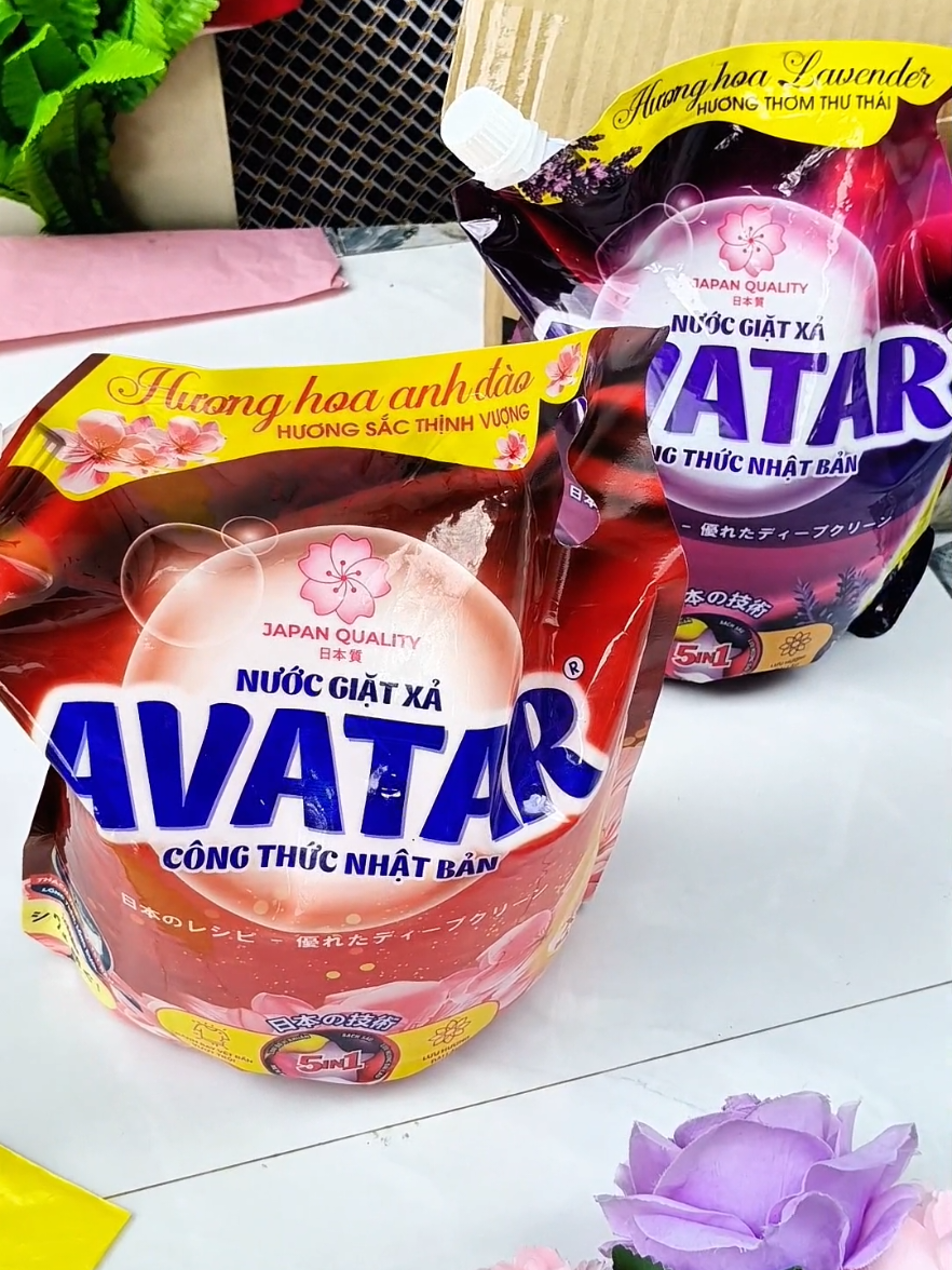 Mua 1 tặng 1 nước giặt xả Avatar #xuhuong #nuocgiat #nuocgiatavatar #bongthithien87 