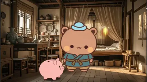 #有種愛情叫一二布布 #美好的一天從搗蛋布布調皮一二開始🥰 
