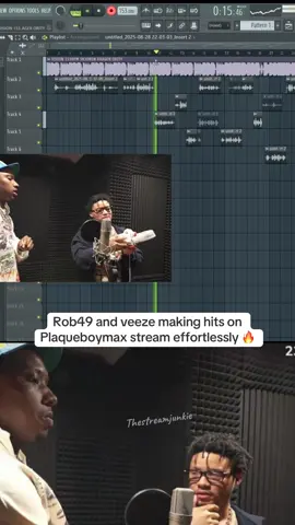 Rob49 and veeze making hits on Plaqueboymax stream effortlessly🔥 #plaqueboymax #plaqueboymaxclips #rob49 #veeze #fyp 