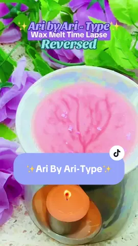 ✨Ari By Ari - Type✨ Wax Melt Time Lapse Reversed Raspberry Pear Grapefruit Vanilla Orchid Rose Lily of The Valley Marshmallow Musk Woody Notes #smallbusinessaustralia #melbourne #snapbarwaxmelts #waxmeltsaustralia #timelapse 