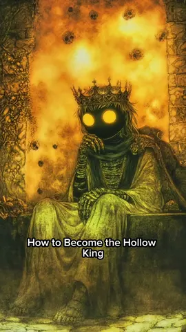 How to Become the Hollow King: A being said to born because they had nothing more  to lose, if one wants to become the Hollow king, you must have nothing to lose anymore. #analoghorror #horror #king #BookTok #hollow
