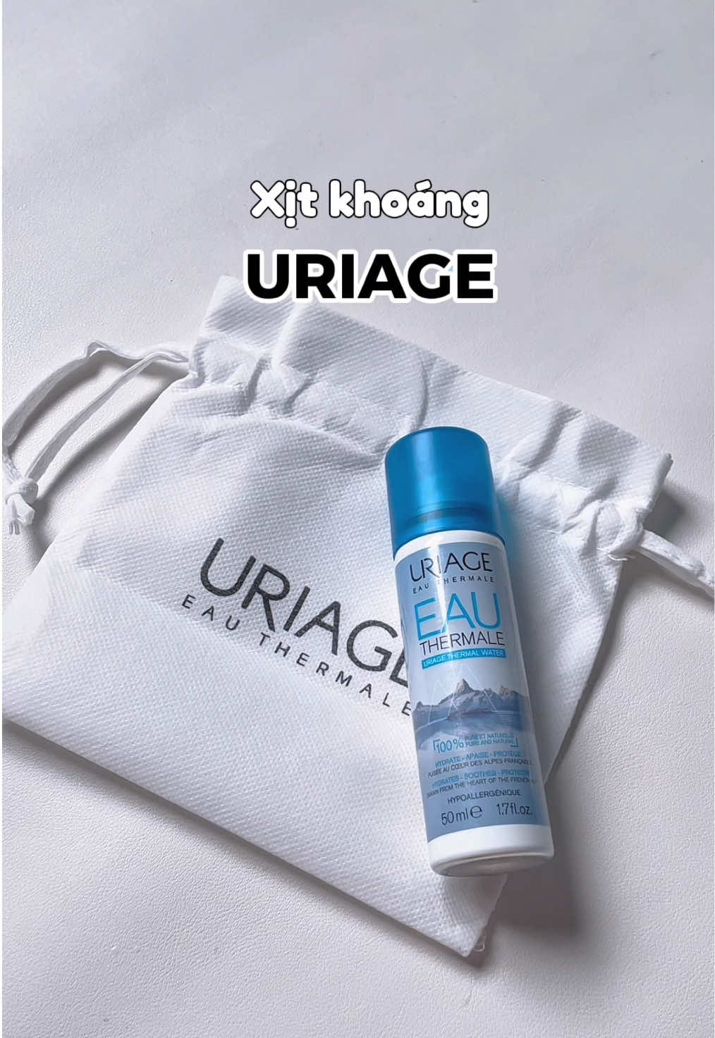 Xịt khoáng cấp ẩm, lành tính cho da URIAGE 🥰  #xitkhoang #uriage #uriagevn #capam #viral 