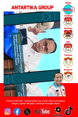 Ketum ANTARTIKA : Menkop Budie Arie, Semua Harus Terintegrasi dengan Layanan Sikopdes, Termasuk Keuangan Digital #koperasi #desa #rakyat #digital #microsite 