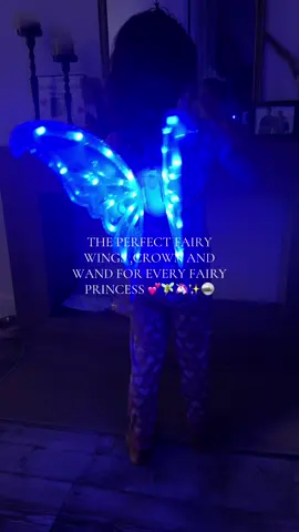 This is the most perfect light up wings for every princess 🥹 #fairydress #lightupwings #butterflywings #butterflywingstoy #toysforkids 