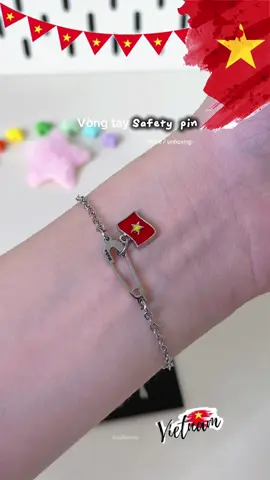 Yêu nước, yêu bản thân và sống tích cực #naubeone #vongtay #safetypin #quockhanh2025 