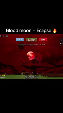 Bloodmoon + Eclipse = 🔥🔥 #bloodmoon #eclipse #gag #growagarden #robloxfyp 
