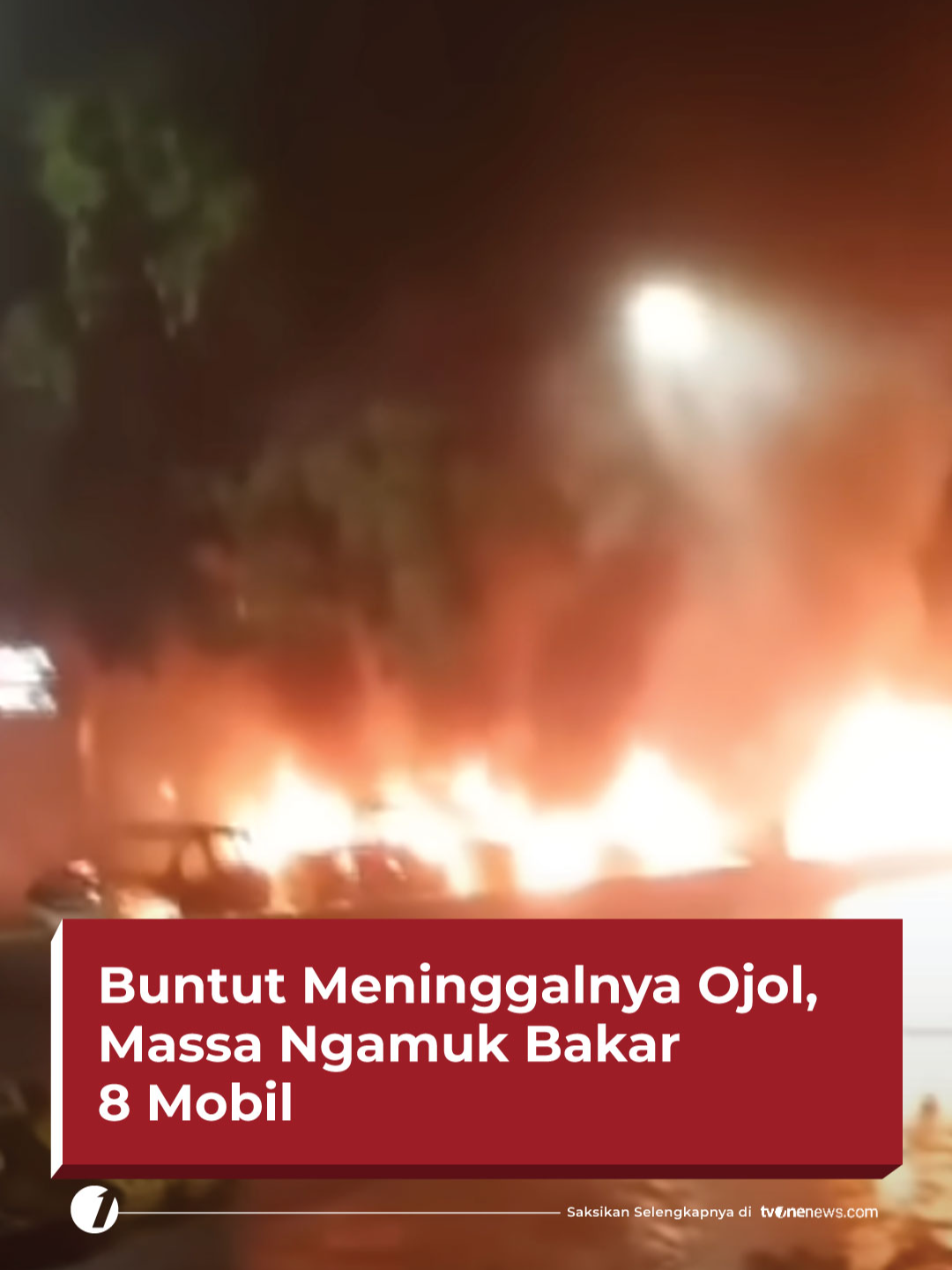 Hingga Jumat (29/8/2025) dini hari, massa terus berdatangan ke simpang lima, senin, Jakarta Pusat tepatnya di lokasi kericuhan. Sebanyak delapan mobil yang sedang terparkir di pinggir jalan dibakar massa. Simak berita selengkapnya di tvonenews.com #HardNews_Demonstrasi #FlashOne #CariBeritaditvOne #MassaOjol #DemoDPR #DPRRI #FO04