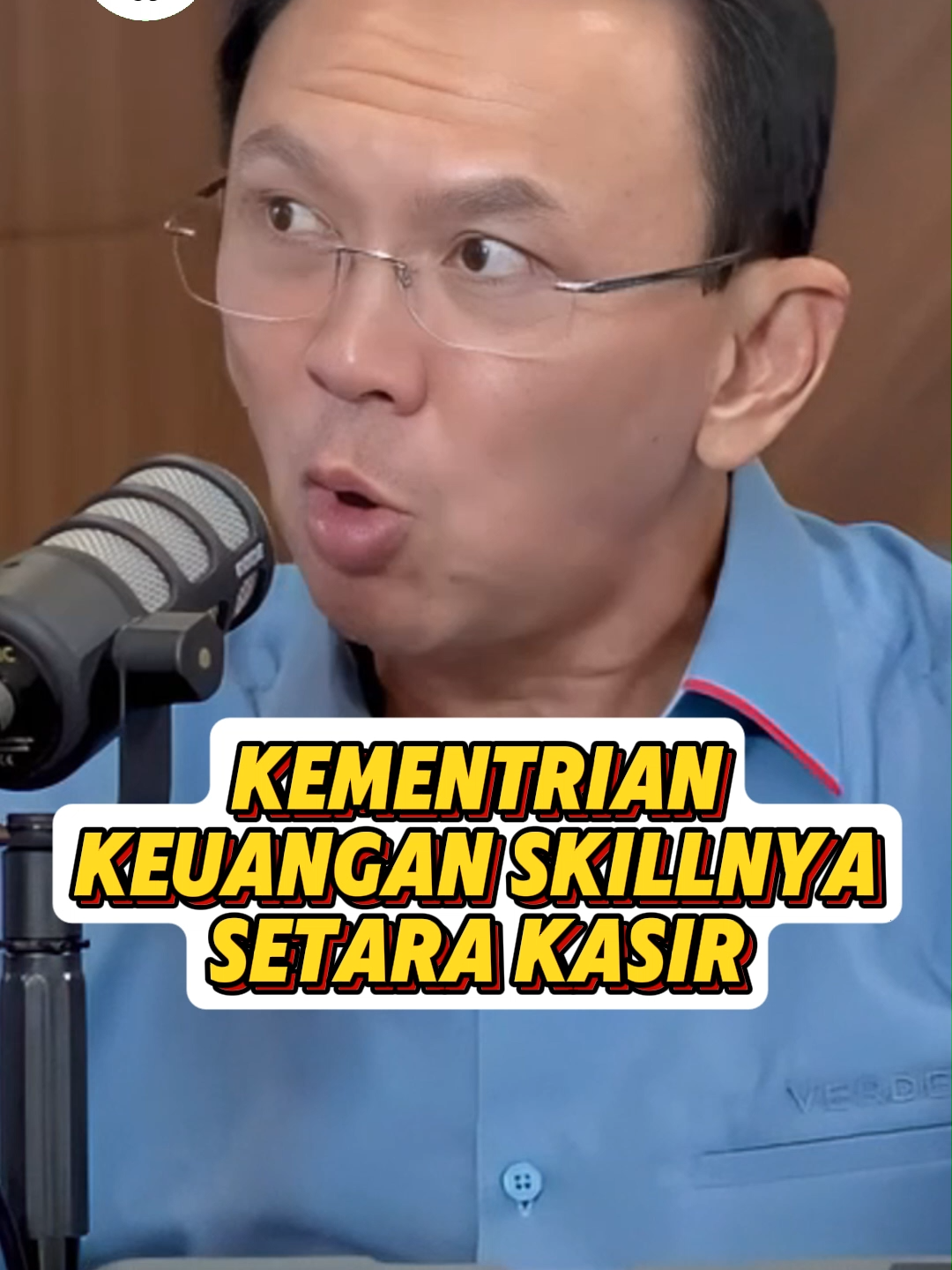 MENTERI KEUANGAN SKILLNYA SETARA KASIR Tonton selengkapnya di YT Big Alpha dengan narasumber Pak Ahok Basuki Tjahaja Purnama #klip #podcast #ketawaitusehat #ahok #bigalpha