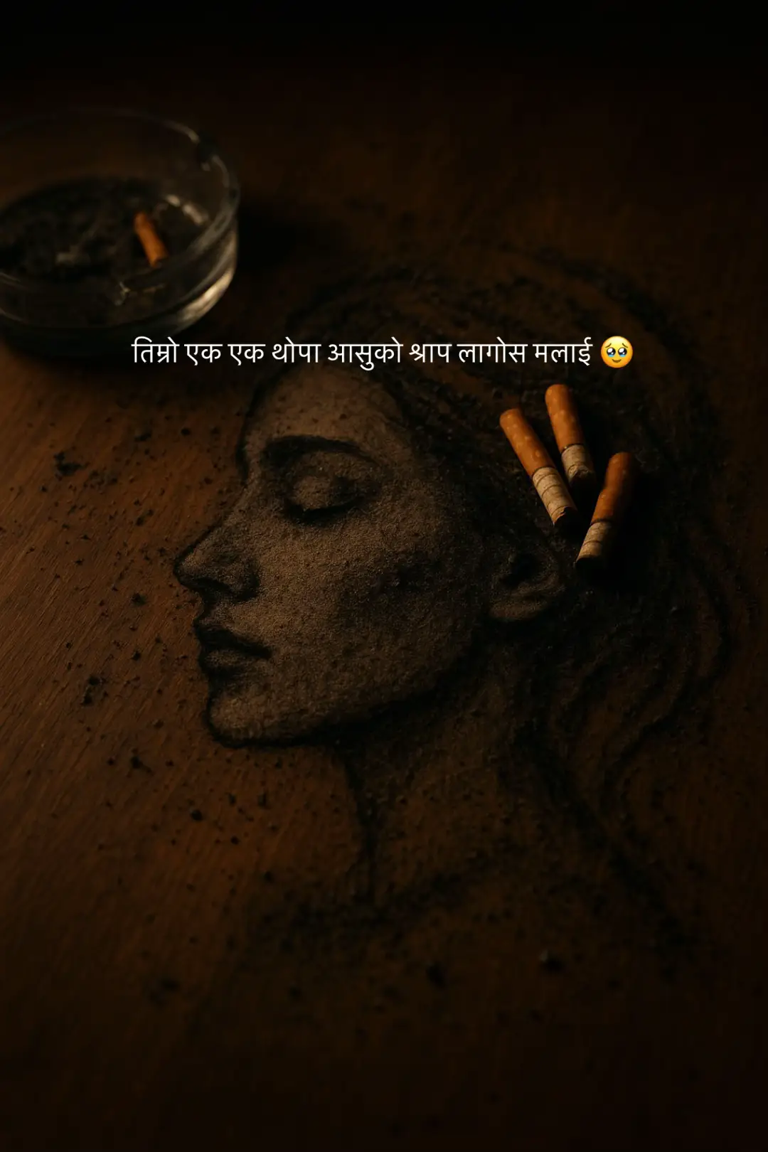 तिम्रो एक एक थोपा आसुको श्राप लागोस मलाई #nepaliquotes 