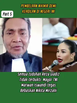 PEMBELAAN UNTUK NIKITA MIRZANI DEMI SILA KELIMA KEADILAN BAGI SELURUH RAKYAT INDONESIA  #info  #beritaviral 