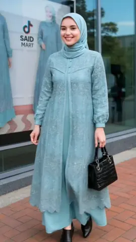 #gamis #GamisModern #gamisbrukat #gamismewah #OOTDMuslimah 