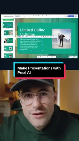 Stop making presentations that put people to sleep. With Prezi AI, your ideas flow on an open canvas instead of static slides.  Upload a PDF, PowerPoint, or Word doc, and Prezi AI instantly transforms it into a custom-designed presentation… no templates, no design skills required. Cinematic zoom, smart AI design, and dynamic layouts keep your audience engaged from start to finish. Perfect for pitches, training, or your next big meeting. Try Prezi AI and see how presentations should actually work. #PreziAI #ai #AItools #artificialintelligence  
