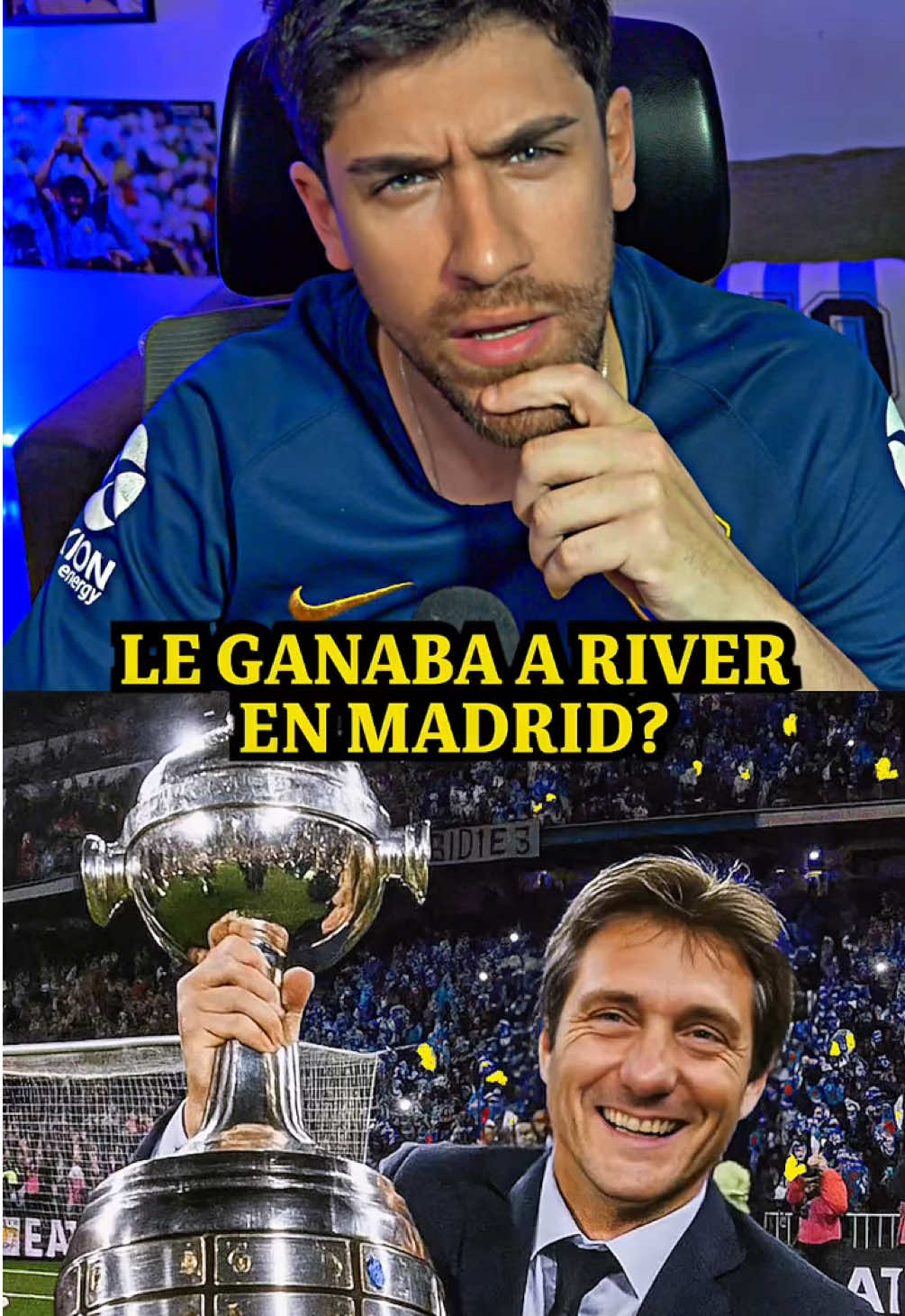 Que hubiese pasado si Boca le ganaba a River en Madrid? #bocajuniors #river #copalibertadores #madrid #final #futbol 