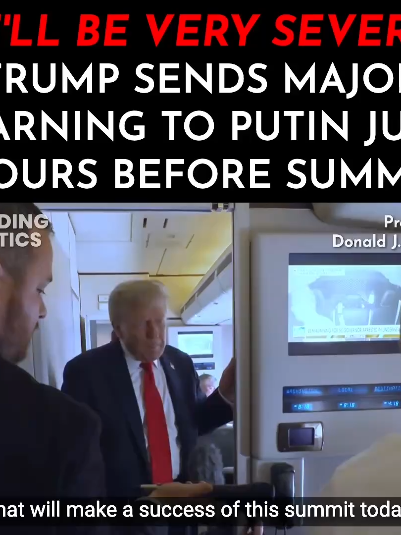 Trump Sends Major Warning to Putin Just Hours Before Summit #parati #paratii #teamtrump #biden #president #donaldtrump #breakingnews #republican