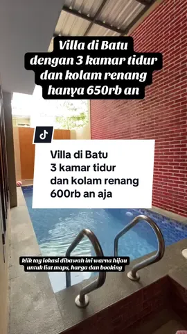 Seneg banget nemuin villa di Batu  lokasinya dekat jatim park dan museum angkut 3 kamar + kolam renang  cuman 600rb an  #placetogobatu #villamurahbatu #villakeluargabatu #liburandibatu #rekomendasivillabatu 