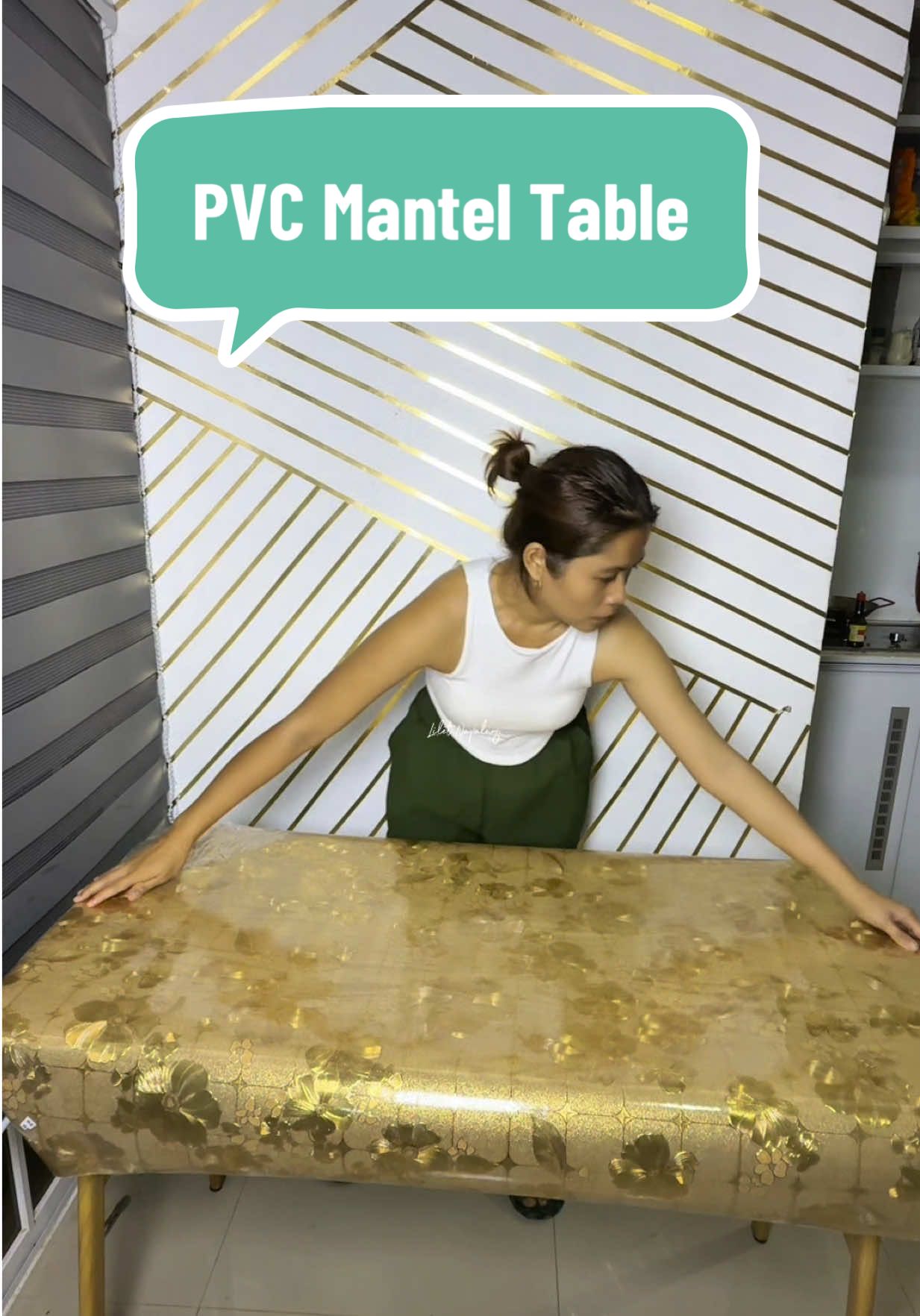 Upgrade Your Dining Table Look! ✨ #TableGoals #pvcmantel  #pvcmanteltable #budgetfinds #tablecover 
