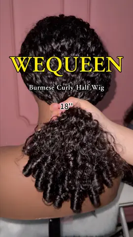 So full&soo much volume I love !!❤️💞💖 wequeen half wig,so soft and full, very convenient for installation,5s install#tiktokshopbacktoschool#rushtok2025#halfwig