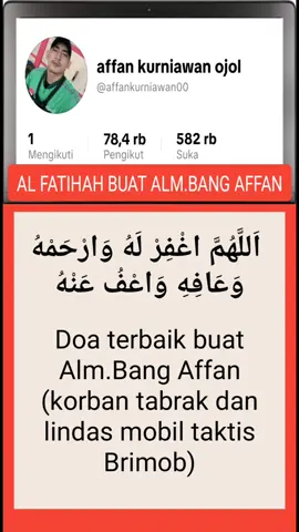 KEADILAN FOR YOU BANG AFFAN... #gurusekumpul  #abahgurusekumpul  #pecintaabahgurusekumpul  #ojolindonesia #affankurniawan 