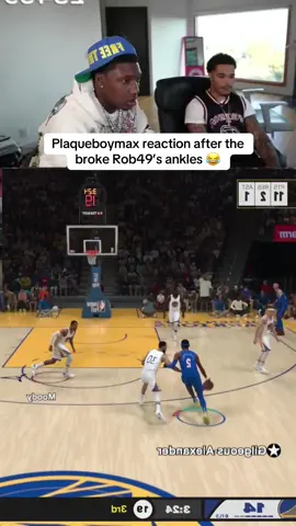 Plaqueboymax broke Rob49’s ankles 😂 #plaqueboymax #rob49 #fyp #twitchclips #streamer 